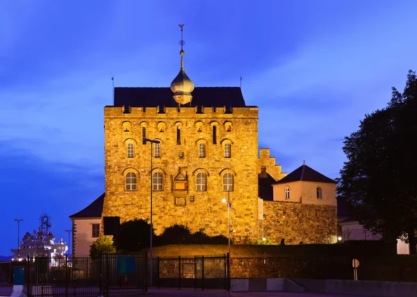 Antigua fortaleza en Bergen Noruega — Foto de Stock