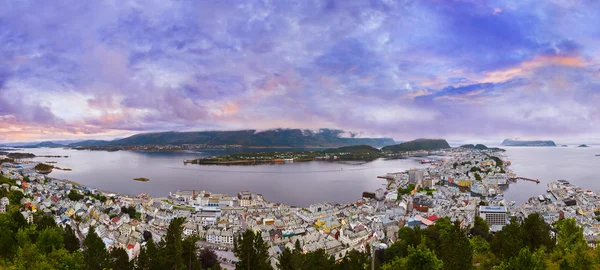 Panorama di Alesund - Norvegia — Foto Stock