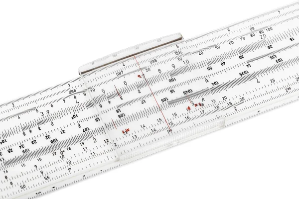 로그 눈금자 — 스톡 사진