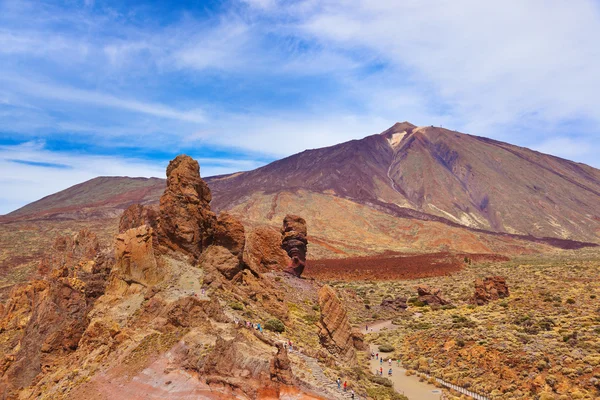 Finger Of God rock no vulcão Teide na ilha de Tenerife - Canário — Fotografia de Stock