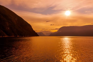 Fjord sognefjord - Norveç