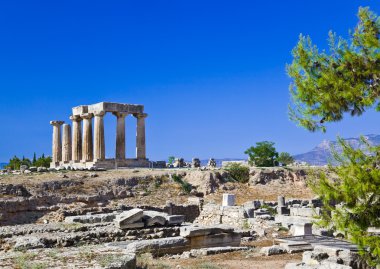 corinth, Yunanistan Tapınağı kalıntıları