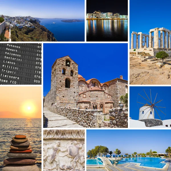 Collage of Greece immagini di viaggio — Foto Stock