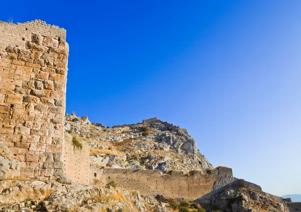 Старый форт в Коринфе, Греция — стоковое фото