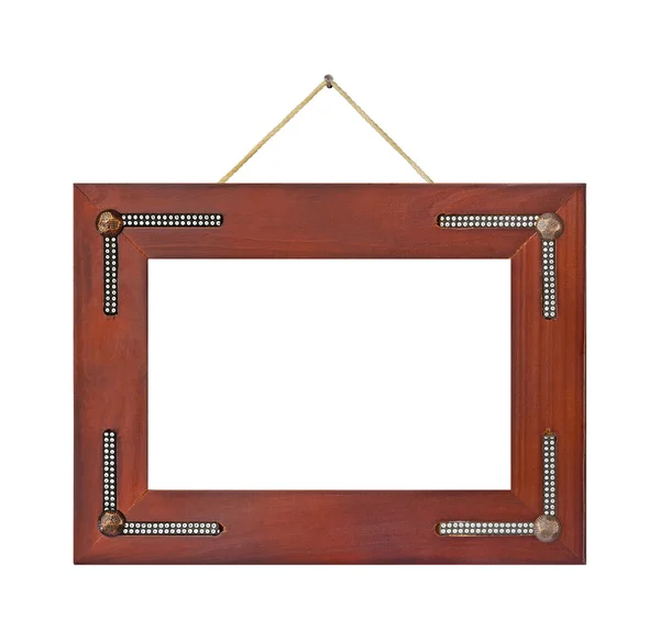 Retro frame on rope — Stock Photo, Image