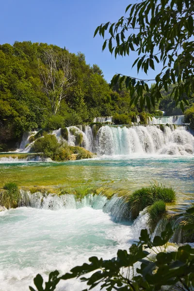 Καταρράκτη krka στην Κροατία — Φωτογραφία Αρχείου