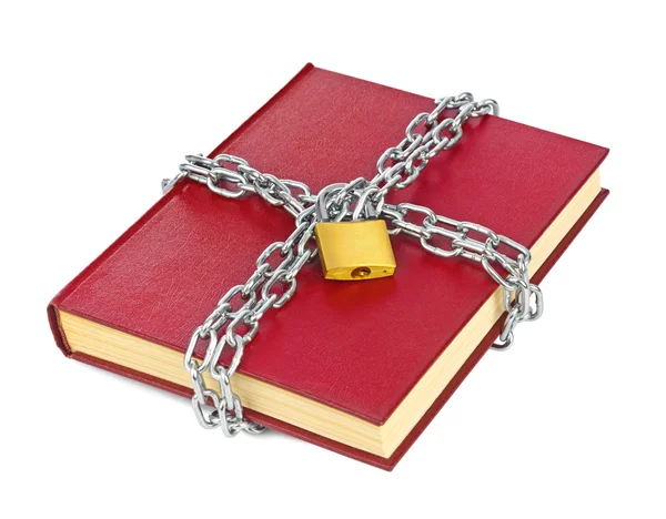 Book and chain — Stock Photo, Image