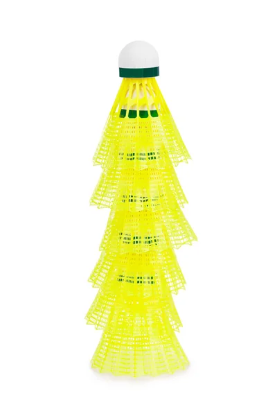 Badminton shuttlecock stack — Stock Photo, Image