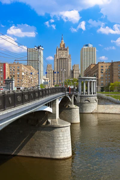 Stalin's famous skyscraper Ministry of Foreign Affairs of Russia — Stock Photo, Image