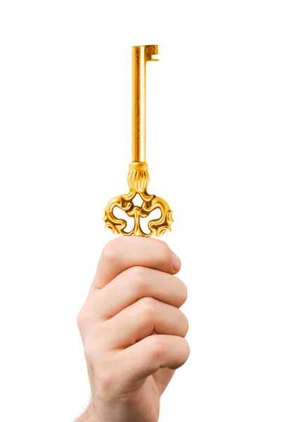 Hand giving key — Stock Photo, Image