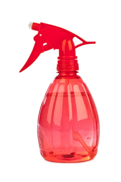 Red plastic bottle — Stock Photo, Image