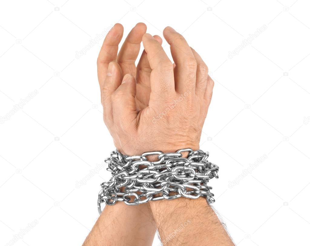 Hands and chain