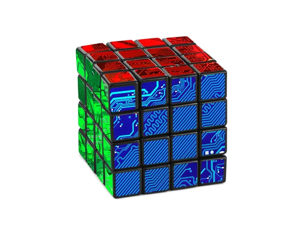Cube puzzle — Zdjęcie stockowe