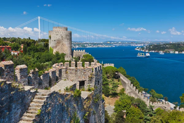 Rumunská pevnost v Istanbulu Turecko — Stock fotografie