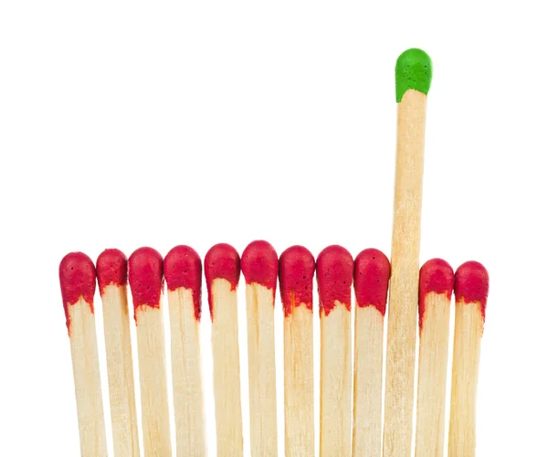 Matches - leadership or inspiration concept — Stock Photo, Image