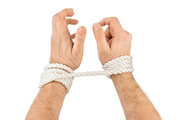 Bound hands — Stock Photo, Image