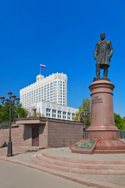 Maison Blanche - centre du gouvernement russe à Moscou Russie — Photo