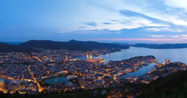 bergen Norveç Panoraması