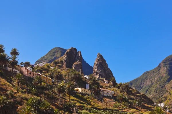 Valle de Hermigua en la isla de La Gomera - Canarias — Foto de Stock