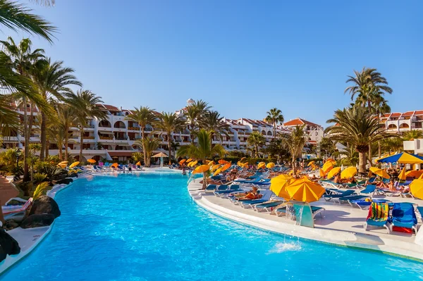 Piscina de água na ilha de Tenerife — Fotografia de Stock