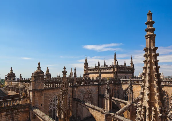 Katedra la giralda w sevilla, Hiszpania — Zdjęcie stockowe