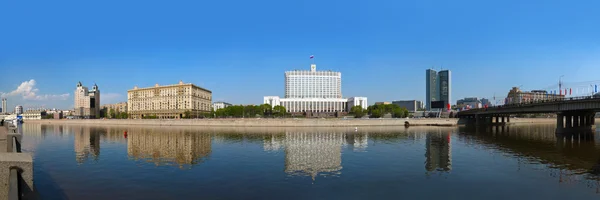 Moskova Panorama - Beyaz Saray - Merkezi Rus hükümetinin - R — Stok fotoğraf