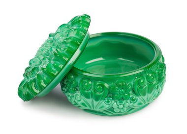 Vintage zümrüt kutusu