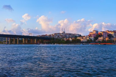 İstanbul günbatımı panorama