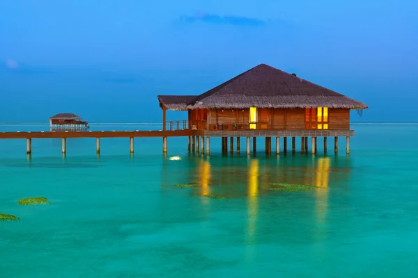 Salón de spa en la isla de Maldivas — Foto de Stock