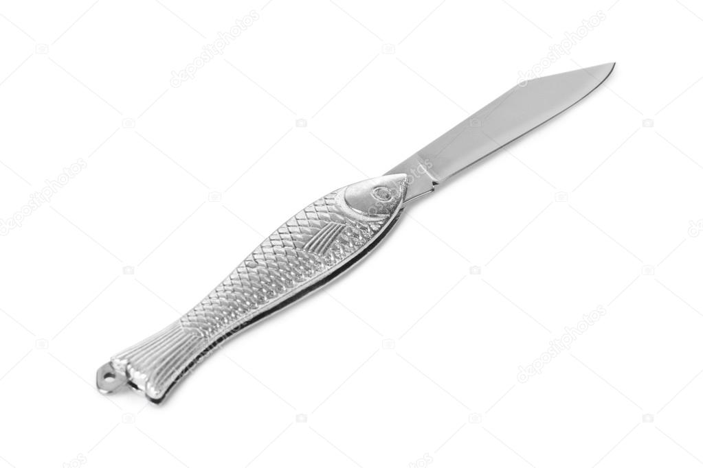 Fish shaped knife — Stock Photo © Violin 78655192