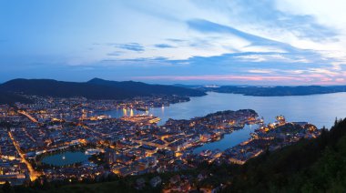 bergen Norveç Panoraması