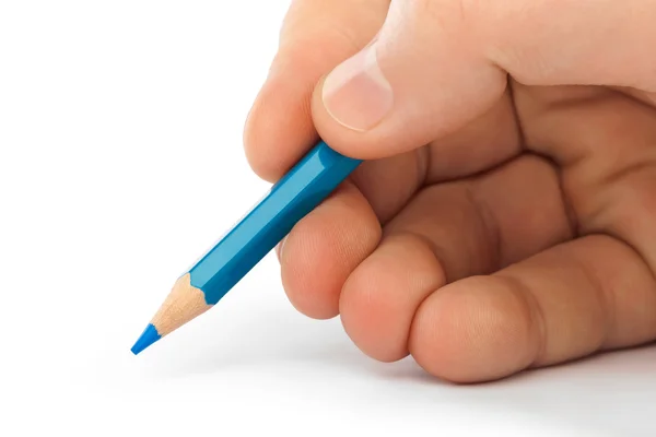 Pencil in hand — Stock Photo, Image