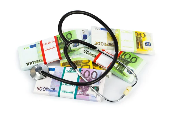 Stethoscope and money — Stock Photo, Image