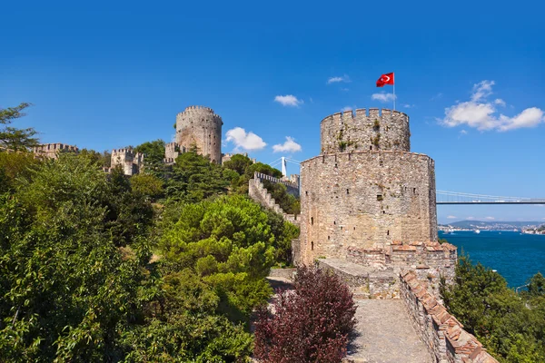 Rumunská pevnost v Istanbulu Turecko — Stock fotografie