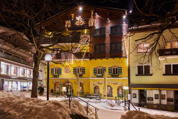 Bergen ski resort bad hofgastein Österrike — Stockfoto