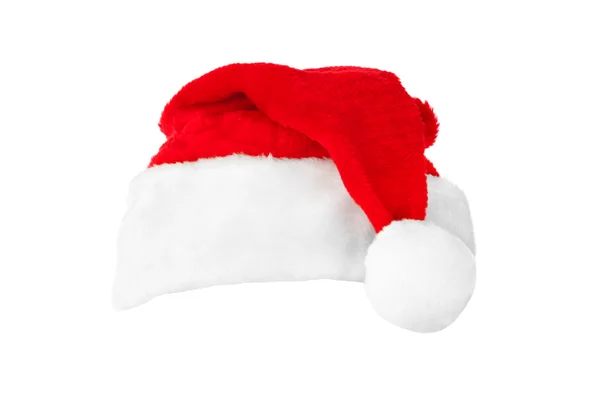 Santa Claus červené vánoční klobouk — Stock fotografie