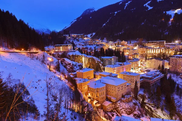 Dağlarda Kayak resort bad gastein, Avusturya — Stok fotoğraf