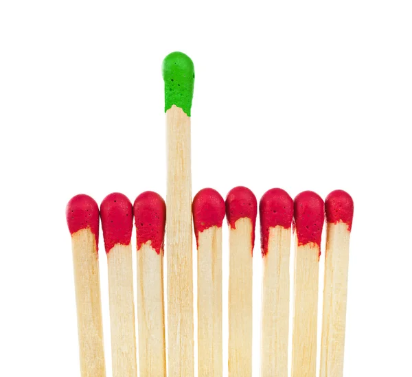 Matches - leadership or inspiration concept — Stock Photo, Image