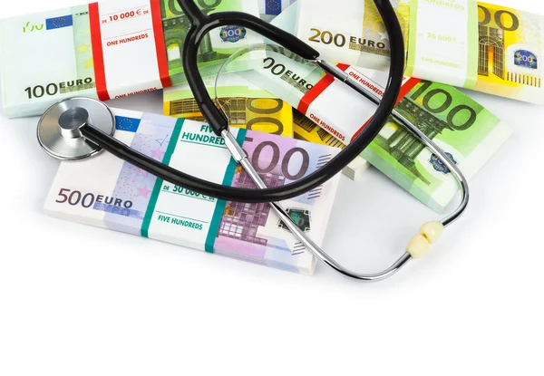 Stethoscope and money — Stock Photo, Image