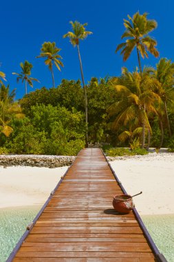 İskele ve Plajı Maldivler