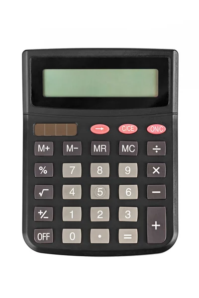 Бизнес калькулятор изолирован на белом — стоковое фото