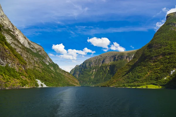 Fjord sognefjord - Norsko — Stock fotografie