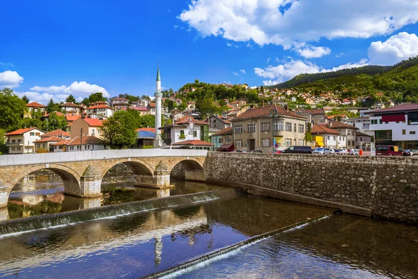 Oude stad Sarajevo - Bosnië en Herzegovina — Stockfoto