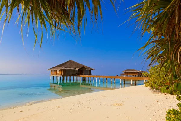 Salón de spa en la isla de Maldivas — Foto de Stock