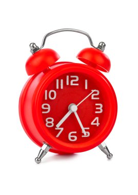 Alarm saati beyaza izole edildi