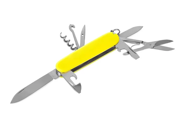 Multitool nůž izolované na bílém — Stock fotografie
