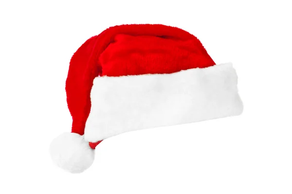 빨간 산타 클로스 크리스마스 모자 — 스톡 사진