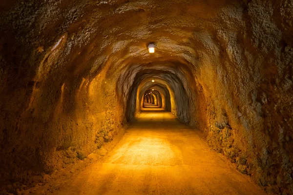 Tunnel in Resort Rafailovici - Montenegro — Stock Photo, Image