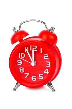 Alarm saati beyaza izole edildi