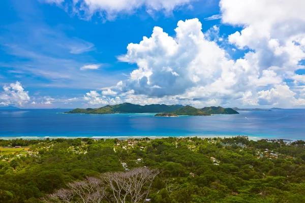 Isola di Praslin alle Seychelles — Foto Stock